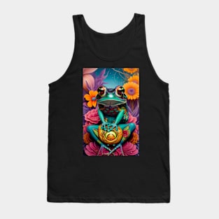 Colourful Frog Tank Top